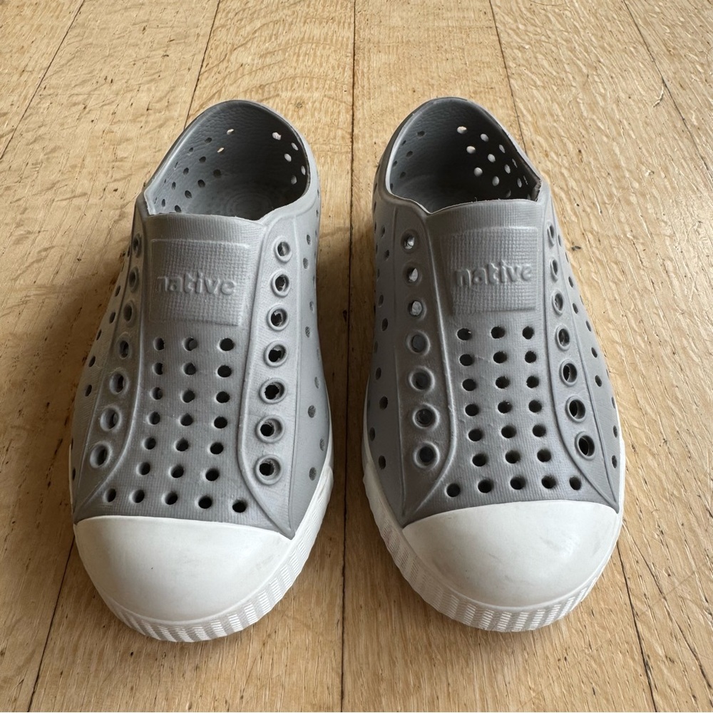 Native Kids Light Gray Jefferson Shoes